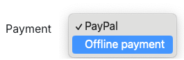 payment type